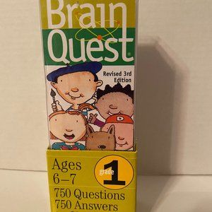 Brain Quest Educational Quiz Games Ages 6-7